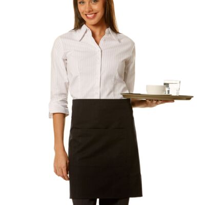 Short Waist Apron - 100% cotton canvas Thumbnail