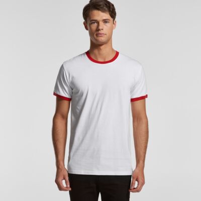 Mens AS Colour Ringer Tee 5053 Thumbnail